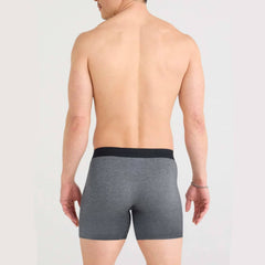 Saxx Vibe Xtra 3-Pack Boxer Briefs, Black/Grey Heather/Navy