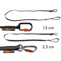 Non-Stop Dogwear Touring Bungee Leash, Teal
