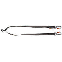 Non-Stop Dogwear Touring Double Leash, Black/Grey