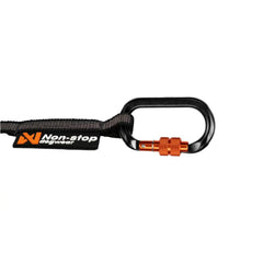 Non-Stop Dogwear Touring Double Leash, Black/Grey