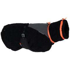 Non-Stop Dogwear Trekking Fleece Dog Jacket, Black/Orange