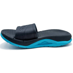 VELOUS Active Slide, Navy/Cyan