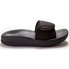 VELOUS Hoya Adjustable Slide, Black/Black