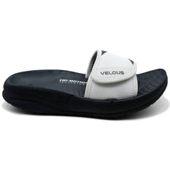 VELOUS Hoya Adjustable Slide, White/Black