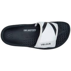 VELOUS Hoya Adjustable Slide, White/Black