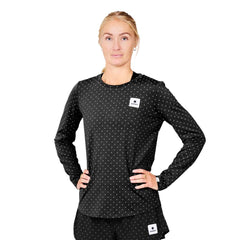Saysky WMNS Reflective Polka Pace Long Sleeve, Purple