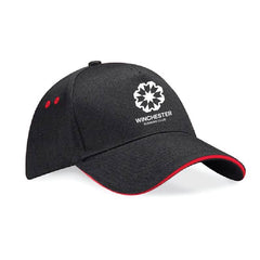 Winchester Running Club Unisex Cap, Black/Red