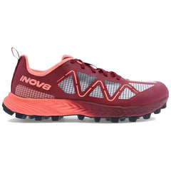 Inov-8 MudTalon Speed (Wide) Women's Trail Running Shoes, Burgundy/Coral