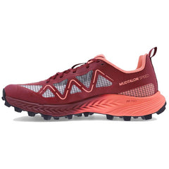 Inov-8 MudTalon Speed (Wide) Women's Trail Running Shoes, Burgundy/Coral