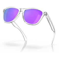 Oakley Frogskins™ Prizm Violet Lenses/Polished Clear Frame