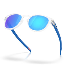 Oakley Latch™ Neon Pop Collection, Prizm Sapphire Lenses/Matte Clear Frame
