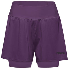 GOREWEAR Concurve 3" 2in1 Shorts Womens, Purple Indigo