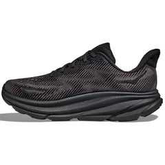 Hoka Clifton 9 Men's Running Shoes, Black/Black