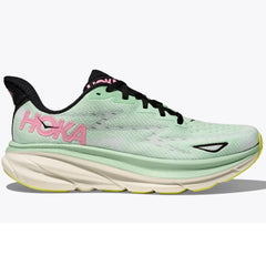 Hoka Clifton 9 Women's Running Shoes,  Mint Fluorite/Snow Melt