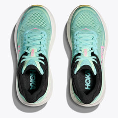 Hoka Bondi 9 Women's Running Shoes, Blue Spark/Mint Fluorite