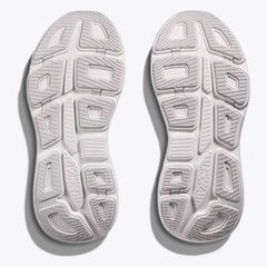 Hoka Bondi 9 Women's Running Shoes, Cosmic Grey/White
