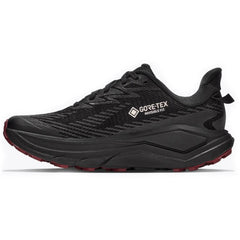 Hoka Challenger 8 GTX Women's Trail Running Shoes, Black/Varsity Burgundy