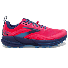 Brooks Cascadia 16 Women's Trail Running Shoes, Pink/Flambe/Cobalt