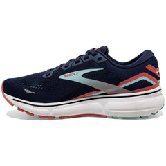 Brooks Ghost 15 Women's Running Shoes, Peacoat/Canal Blue/Rose