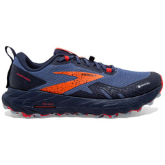 Brooks Cascadia 17 GTX Women's Trail Running Shoes, Navy/Bittersweet/Peacoat