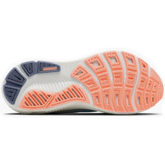 Brooks Ghost 18 Women's Running Shoes, Star White/Cyber Peach/Grey