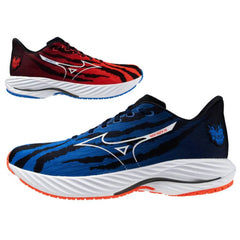 Mizuno Wave Rider 28 Running Shoes, Mizuno Ignition Red/White/Baseball Blue