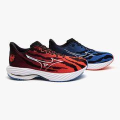 Mizuno Wave Rider 28 Running Shoes, Mizuno Ignition Red/White/Baseball Blue