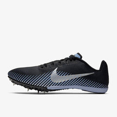 Nike Zoom Rival M 9 Track & Field Multi-Event Spikes, Black/Metallic Silver - M 4.5 / W 4 UK