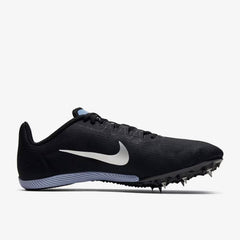 Nike Zoom Rival M 9 Track & Field Multi-Event Spikes, Black/Metallic Silver - M 4 / W 3.5 UK