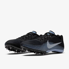 Nike Zoom Rival M 9 Track & Field Multi-Event Spikes, Black/Metallic Silver - M 4.5 / W 4 UK