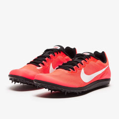 Nike Zoom Rival D 10 Track & Field Distance Spikes, Laser Crimson/White/Black - 6 UK