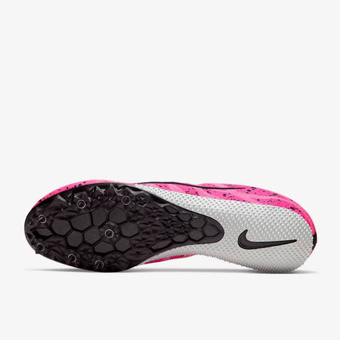 Nike Zoom Rival S 9 Track & Field Sprinting Spikes, Pink Blast/Black/Pure Platinum - 9 UK