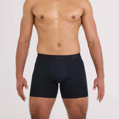 Saxx Smooth Flex Light Compression Boxer Briefs, Black