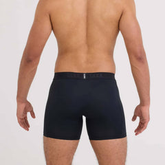Saxx Smooth Flex Light Compression Boxer Briefs, Black