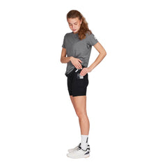 Saysky WMNS 2 in 1 Pace Shorts 3", Black