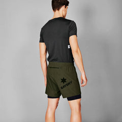 Saysky Pace 2in1 Shorts 5", Green