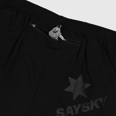 Saysky 2in1 Pace Shorts 5", Black