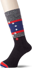 Stance USA Praise Crew Socks, Black