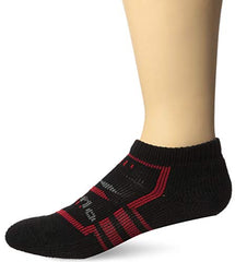 Thorlo Edge Low Cut Socks, Black/Red