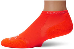 Thorlo Experia No-Show Socks, Electric Avenue Orange