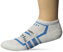 Thorlo Edge Low Cut Socks, White/Blue