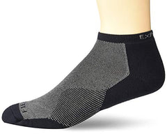 Thorlo Experia Fierce No-Show Micro Mini Socks, Black/Grey