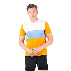 Ronhill Men's Tech Trio S/S Tee, Spice Marl/Lake Blue