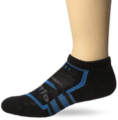 Thorlo Edge Low Cut Socks, Black/Blue