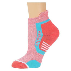 Thorlos Experia Green Repreve Unisex Low Cut Running Socks, Pink