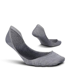 Feetures Everyday Ultra Light No-Show Women's Socks, Light Grey