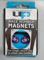Ultimate Performance Race Number Magnets, Purple - 4 Pack
