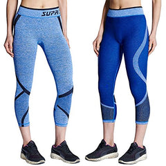Supacore Women's Reversible Capri - Pink Marle