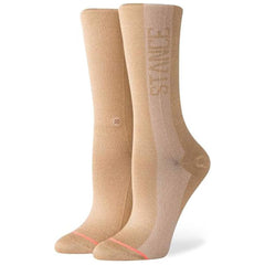 Stance Judge Me Crew Socks, Gold