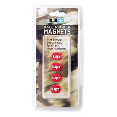 Ultimate Performance Race Number Magnets, Purple - 4 Pack